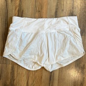 White Lululemon Shorts